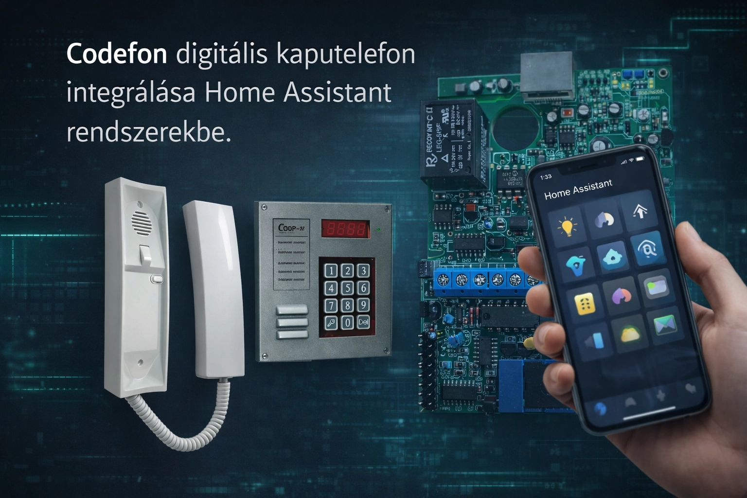 CFOP-1 kaputelefon kiegészítő modul